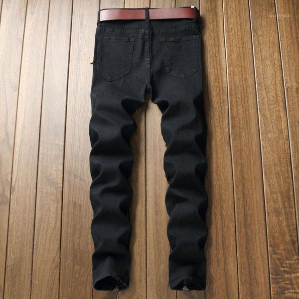 hirigin ripped skinny biker jeans men's stretchy elastic waist harem pants male jogger clothes destroyed slim fit denim pants1, Black
hirigin ripped skinny biker jeans men's stretchy elastic waist harem pants male jogger clothes destroyed slim fit denim pants1, Black