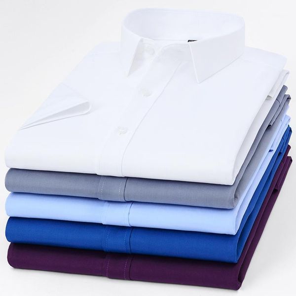 summer cool and comfortable bamboo fiber lapel casual short-sleeved shirt1, White;black
summer cool and comfortable bamboo fiber lapel casual short-sleeved shirt1, White;black