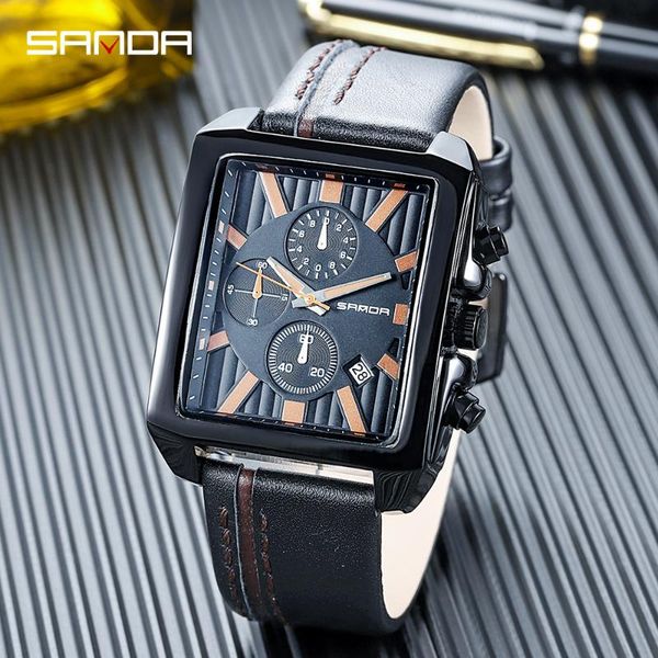 wristwatches watch sanda men quartz sport watches leather strap waterproof clock relogio masculino reloj hombre, Slivery;brown
wristwatches watch sanda men quartz sport watches leather strap waterproof clock relogio masculino reloj hombre, Slivery;brown