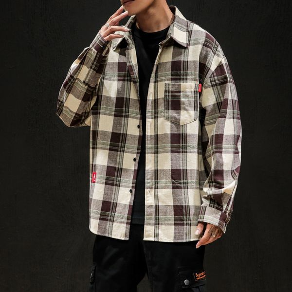 long sleeve cotton shirt men casual japanese army mens clothing plus size streetwear autumn spring social shirts top, White;black
long sleeve cotton shirt men casual japanese army mens clothing plus size streetwear autumn spring social shirts top, White;black