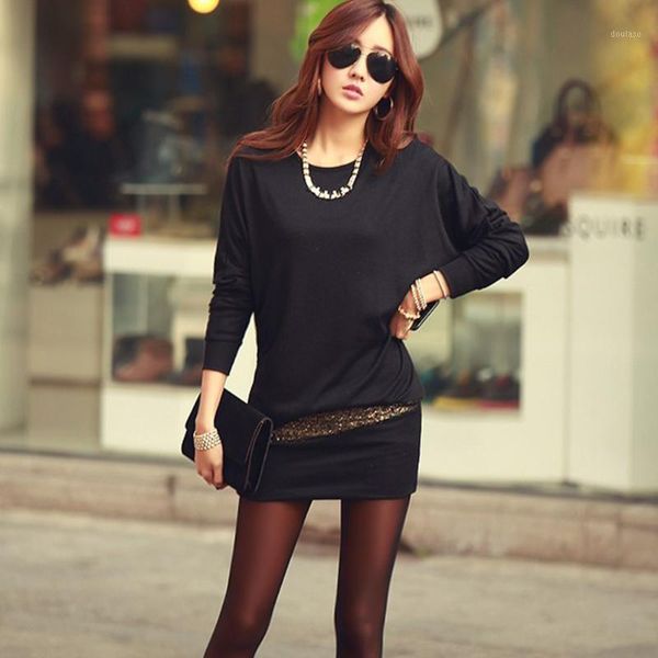 fashion women bodycon long sleeve dress slim party sweater hip cover dress1, Black;gray
fashion women bodycon long sleeve dress slim party sweater hip cover dress1, Black;gray