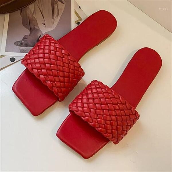 fashion hand-woven women's slippers 2020 new fine plaid square toe open toe flat flip-flop sandals women casual women's shoes1, Black
fashion hand-woven women's slippers 2020 new fine plaid square toe open toe flat flip-flop sandals women casual women's shoes1, Black