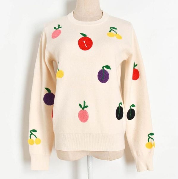 fall winter female 2021 nightgown around the colorful neck fruits embroidered loose sweater p2126 qv9o, White;black
fall winter female 2021 nightgown around the colorful neck fruits embroidered loose sweater p2126 qv9o, White;black