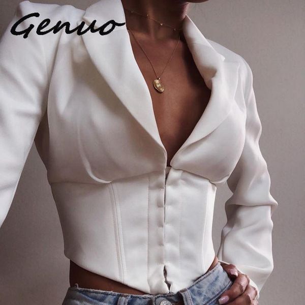 deep v-neck women jacket suit white long sleeve short hook jackets female outwear high street party coat, Black;brown
deep v-neck women jacket suit white long sleeve short hook jackets female outwear high street party coat, Black;brown