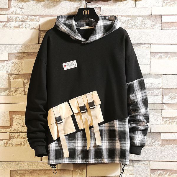 spring 2021 new hoodie splicing male size chess long sleeve fat tide work done with black hip tools sweaters a7hp
spring 2021 new hoodie splicing male size chess long sleeve fat tide work done with black hip tools sweaters a7hp