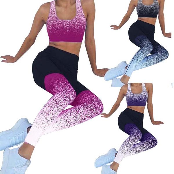 women yoga sets outfits high waist gradient starry sky fitness running 2 piece suits ladies elastic push up gym bra pants, White;red
women yoga sets outfits high waist gradient starry sky fitness running 2 piece suits ladies elastic push up gym bra pants, White;red
