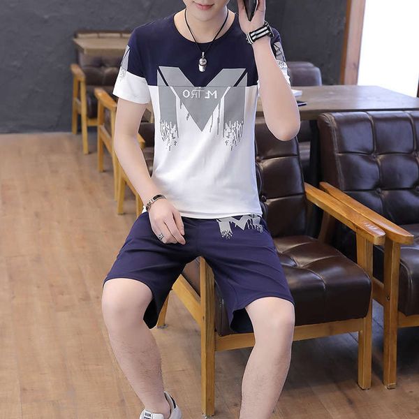new fashion casual men's suit short shorts 2-piece crew neck half sleeve sportswear, Gray
new fashion casual men's suit short shorts 2-piece crew neck half sleeve sportswear, Gray