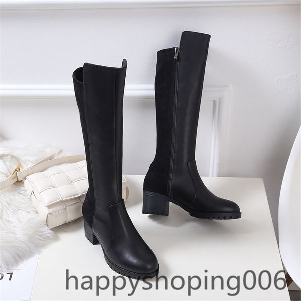 classic elastic boots 2.5 cm high heel women's fall and winter new leather slim boots and slim legs high boots 35 - 39, Black
classic elastic boots 2.5 cm high heel women's fall and winter new leather slim boots and slim legs high boots 35 - 39, Black