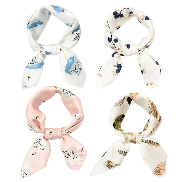 4pcs women neck scarf set fashion printing decorative professional square scarf head for women ladies clothing accessories, Blue;gray
4pcs women neck scarf set fashion printing decorative professional square scarf head for women ladies clothing accessories, Blue;gray