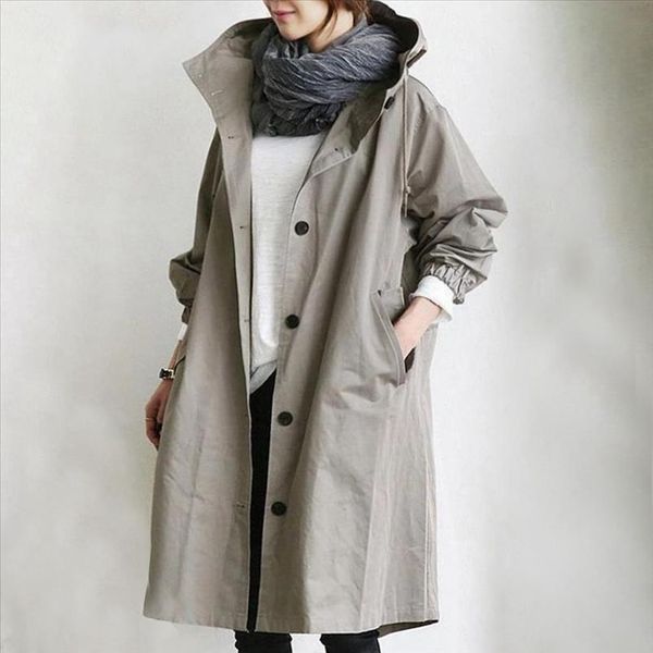 plus size women windbreaker jacket fashion casual hooded trench coat casual chic women long jacket female autumn coat 5xl, Tan;black
plus size women windbreaker jacket fashion casual hooded trench coat casual chic women long jacket female autumn coat 5xl, Tan;black