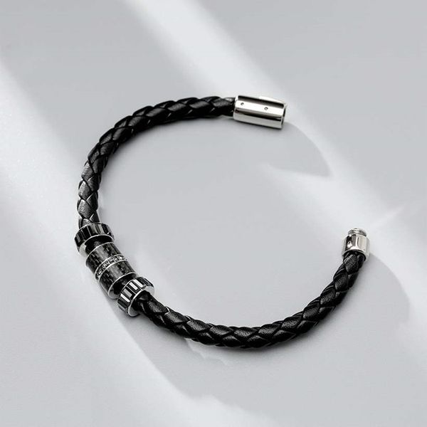 luxury men couple black carbon texture leather rope woven lucky beads bracelet wrist chain swarovski elements crystal bracelet fashion desig
luxury men couple black carbon texture leather rope woven lucky beads bracelet wrist chain swarovski elements crystal bracelet fashion desig