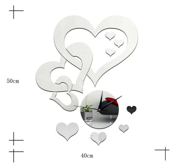 wall clocks diy personality mute clock mirror heart shape modern design solid stickers acrylic home decoration
wall clocks diy personality mute clock mirror heart shape modern design solid stickers acrylic home decoration