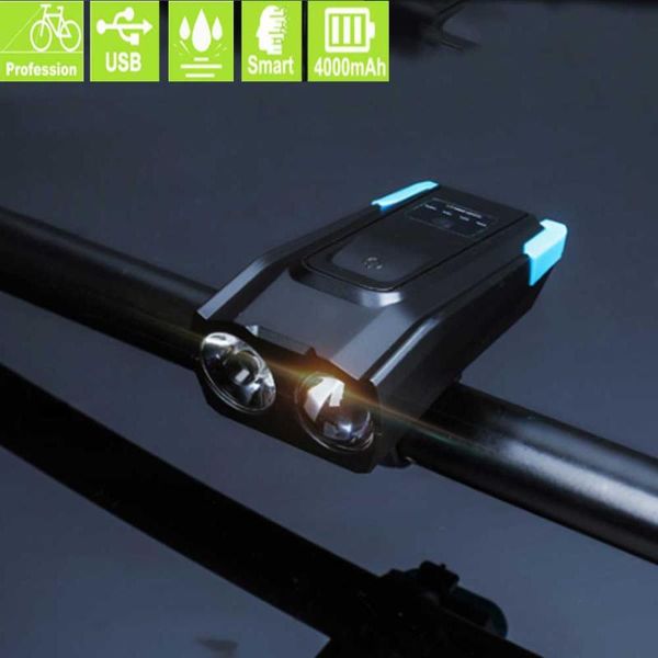 bike lights 4000mah induction bicycle headlight usb rechargeable led 800 lumens front light with horn lamp
bike lights 4000mah induction bicycle headlight usb rechargeable led 800 lumens front light with horn lamp