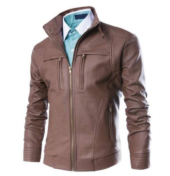 men's fur & faux casual fashion streetwear stand collar mens leather jackets euro slim zippers male pu outerwear coats plus size 4xl, Black
men's fur & faux casual fashion streetwear stand collar mens leather jackets euro slim zippers male pu outerwear coats plus size 4xl, Black