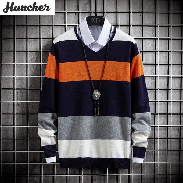 men's sweaters huncher mens knitted sweater men 2021 autumn slim fit casual pullover korean fashion vintage patchwork black for, White;black
men's sweaters huncher mens knitted sweater men 2021 autumn slim fit casual pullover korean fashion vintage patchwork black for, White;black