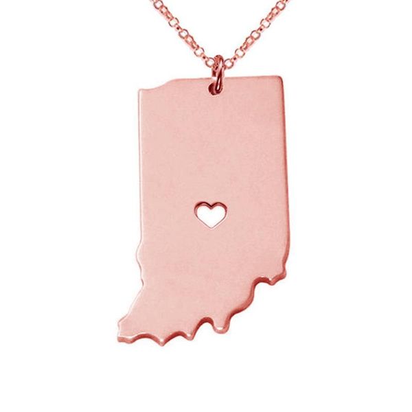 pendant necklaces indiana state necklace us country map charm jewelry gift for women teens, Silver
pendant necklaces indiana state necklace us country map charm jewelry gift for women teens, Silver