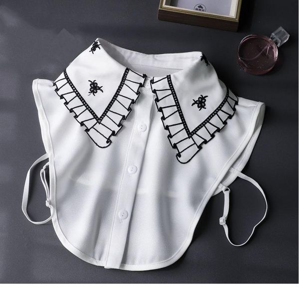 embroidery big lapel fake collar shirt white cotton fake collar for women detachable fake shirt collar women half shirt jllvma, Blue;red
embroidery big lapel fake collar shirt white cotton fake collar for women detachable fake shirt collar women half shirt jllvma, Blue;red