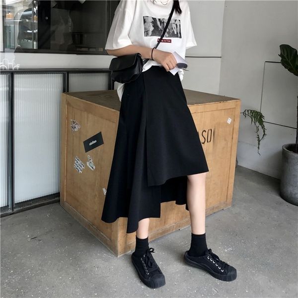 2021 new black maxi elegant irregular fashion casual sharing high waist plus size 2xl female skirt oo2m
2021 new black maxi elegant irregular fashion casual sharing high waist plus size 2xl female skirt oo2m