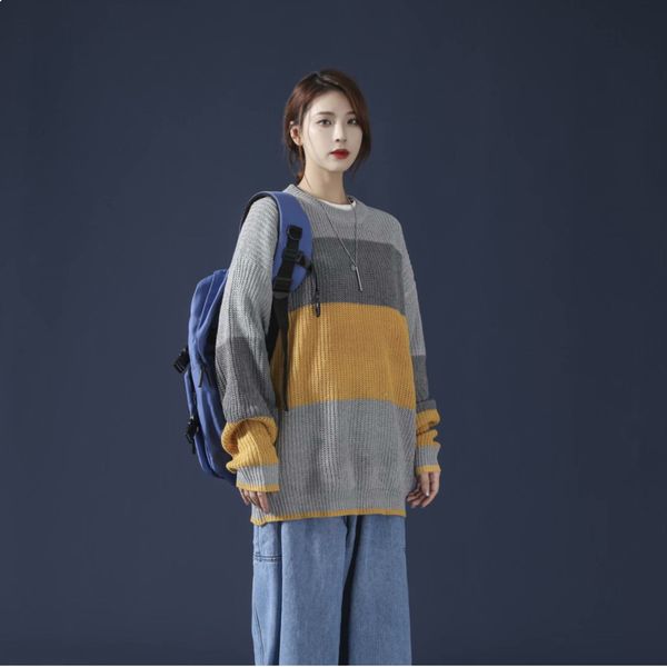 2021 new women's winter shirt stripes sleeve pullover's neck undulating ladies sweaters -fall new womens jumpers oversized 8fdl, White;black
2021 new women's winter shirt stripes sleeve pullover's neck undulating ladies sweaters -fall new womens jumpers oversized 8fdl, White;black