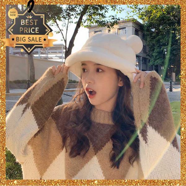 wide brim hats 2021 fashion winter warm beanie hat fake fur snow cap for girls female lady autumn casquette shield design christmas gift, Blue;gray
wide brim hats 2021 fashion winter warm beanie hat fake fur snow cap for girls female lady autumn casquette shield design christmas gift, Blue;gray