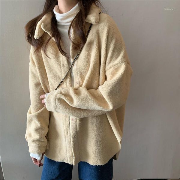 women's jackets arrived coat for women cute blue black beige thick shirt clothing girl woolen soft big size spring outerwear1, Black;brown
women's jackets arrived coat for women cute blue black beige thick shirt clothing girl woolen soft big size spring outerwear1, Black;brown