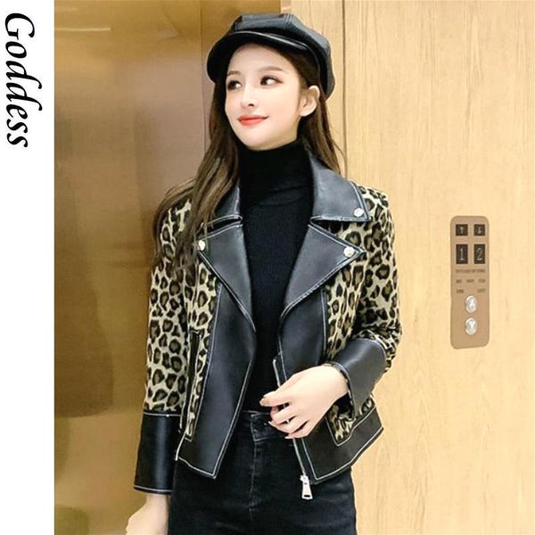 short jacket women korean plaid tweed patchwork leather slim elegant retro long sleeve cropped coat street chic zip-up outerwear, Black;brown
short jacket women korean plaid tweed patchwork leather slim elegant retro long sleeve cropped coat street chic zip-up outerwear, Black;brown