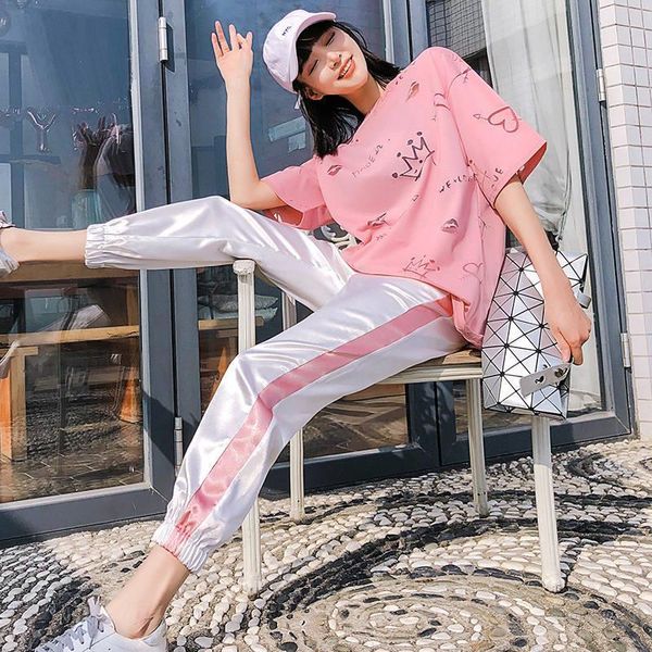 one piece 2 piece set women 2020 new summer clothes for women sports suit female tide fashion large size loose casual suit, Gray
one piece 2 piece set women 2020 new summer clothes for women sports suit female tide fashion large size loose casual suit, Gray