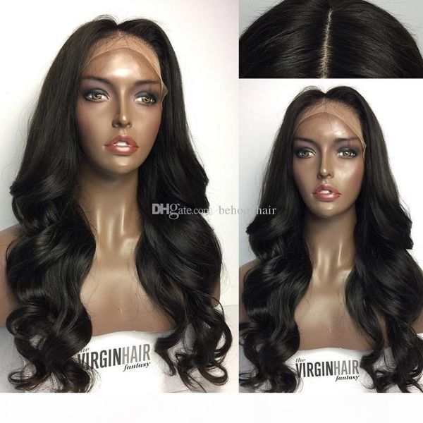 glueless full lace wig long body wave lace front wig full lace human hair wig for black women with baby hair, Black;brown 
glueless full lace wig long body wave lace front wig full lace human hair wig for black women with baby hair, Black;brown