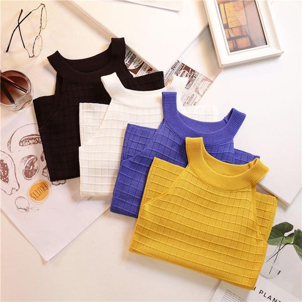 crop women knitted camis 2020 summer solid crop camisole ladies elastic camis strapless round neck for women t shirt, White
crop women knitted camis 2020 summer solid crop camisole ladies elastic camis strapless round neck for women t shirt, White