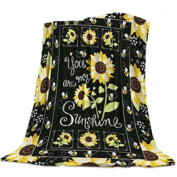 sunflower bee you are my sunshine black flannel blanket for bed sofa portable soft fleece throw funny plush bedspreads1
sunflower bee you are my sunshine black flannel blanket for bed sofa portable soft fleece throw funny plush bedspreads1