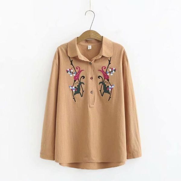 pullover embroidery women loose cotton shirts 2020 new plus size casual ladies spring autumn blouse female oversize1, White
pullover embroidery women loose cotton shirts 2020 new plus size casual ladies spring autumn blouse female oversize1, White