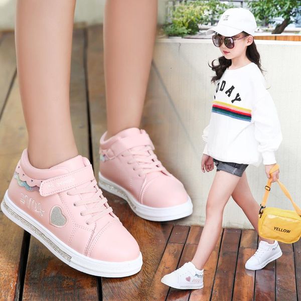 athletic & outdoor children shoes school pu tennis lovely girls princess casual kids running sneakers fashion sequins black/pink/white
athletic & outdoor children shoes school pu tennis lovely girls princess casual kids running sneakers fashion sequins black/pink/white