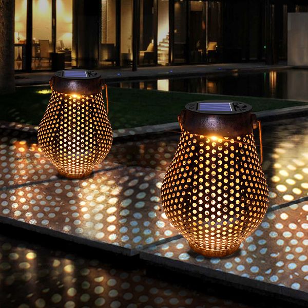 hanging brown solar lanterns iron-art lamp ornaments solar lights with handle outdoor solar garden light decor for yard tree
hanging brown solar lanterns iron-art lamp ornaments solar lights with handle outdoor solar garden light decor for yard tree
