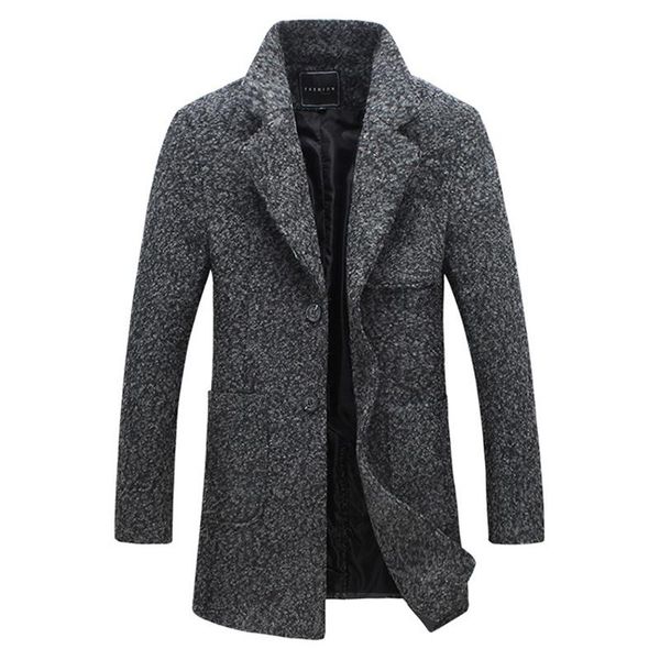 men's wool & blends 2021 autumn men dust coat woolen overcoat slim fit outwear 2 colors m-5xl ayg118, Black
men's wool & blends 2021 autumn men dust coat woolen overcoat slim fit outwear 2 colors m-5xl ayg118, Black