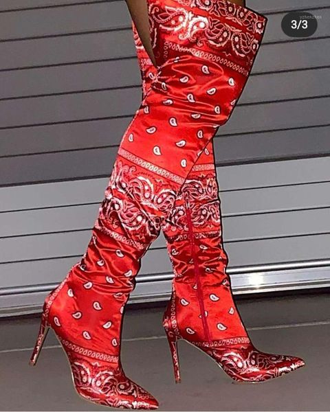 boots winter paisl women fashion paisley bag pointy toe punk high thin heels over the knee long autumn booties 20211, Black
boots winter paisl women fashion paisley bag pointy toe punk high thin heels over the knee long autumn booties 20211, Black