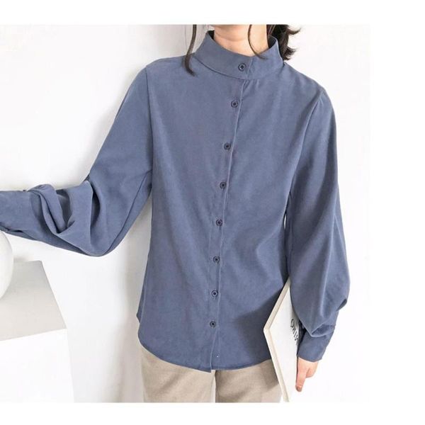 women's blouses & shirts vintage lantern sleeve autumn spring women shirt 2021 single breasted blouse female loose blusas mujer, White
women's blouses & shirts vintage lantern sleeve autumn spring women shirt 2021 single breasted blouse female loose blusas mujer, White
