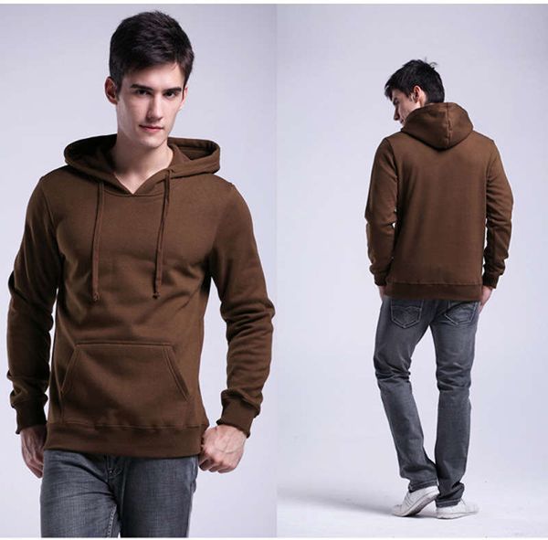 spring and summer new men's casual sports sweater thickened hooded pullover, Gray 
spring and summer new men's casual sports sweater thickened hooded pullover, Gray