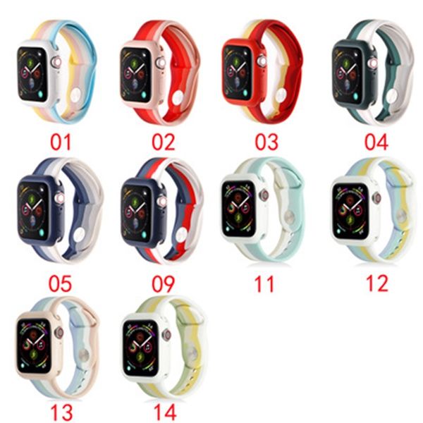 suitable for apple four-color rainbow apple watch strap band1/2/3/4/5 silicone replacement strap 38mm 40mm 42mm 44mm
suitable for apple four-color rainbow apple watch strap band1/2/3/4/5 silicone replacement strap 38mm 40mm 42mm 44mm