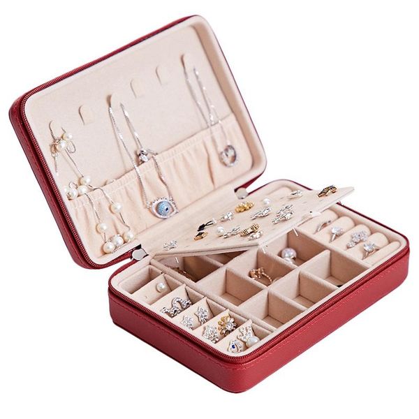 portable pu jewelry box zipper bracelet earrings necklace rings storage case cabinet for travel, Pink;blue
portable pu jewelry box zipper bracelet earrings necklace rings storage case cabinet for travel, Pink;blue