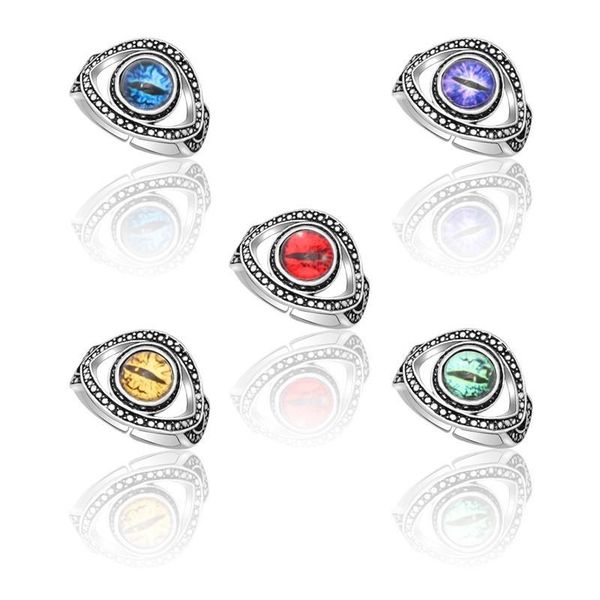 cluster rings punk evil eye ring for women men vintage devil eyeball couple anel anillos biker jewelry drop, Golden;silver
cluster rings punk evil eye ring for women men vintage devil eyeball couple anel anillos biker jewelry drop, Golden;silver