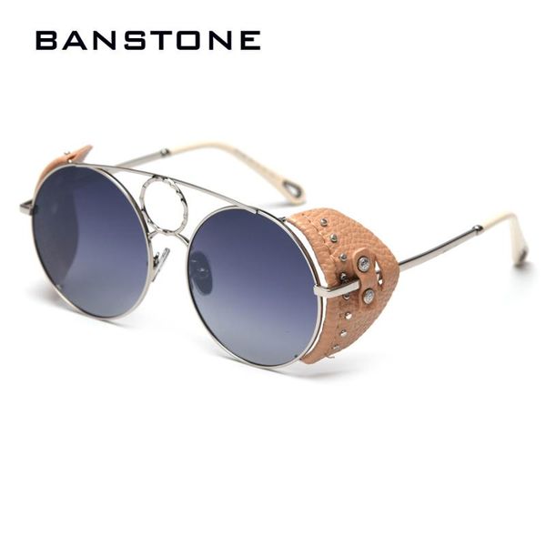 sunglasses banstone women vintage metal circle steampunk polarized leather side shield brand men sun glasses uv400, White;black
sunglasses banstone women vintage metal circle steampunk polarized leather side shield brand men sun glasses uv400, White;black