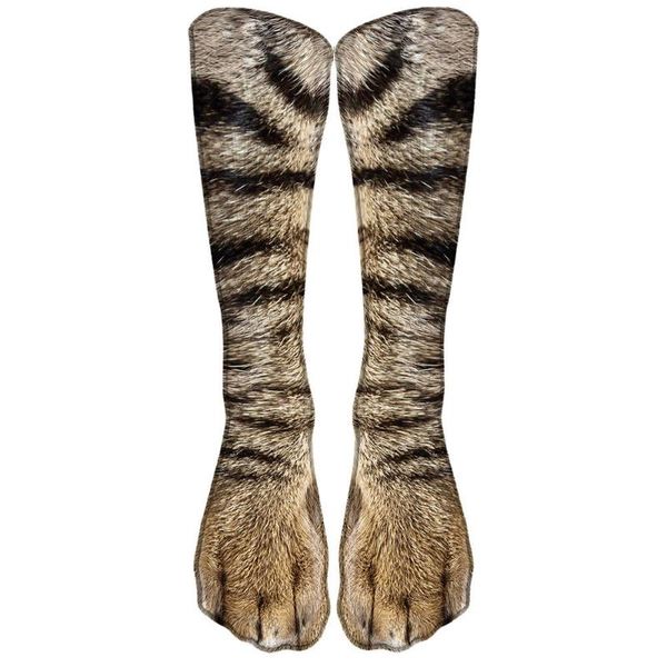 men's socks 1 pairs 3d printed animal feet cat dog personality 20/35/40cm long men&womens, Black
men's socks 1 pairs 3d printed animal feet cat dog personality 20/35/40cm long men&womens, Black