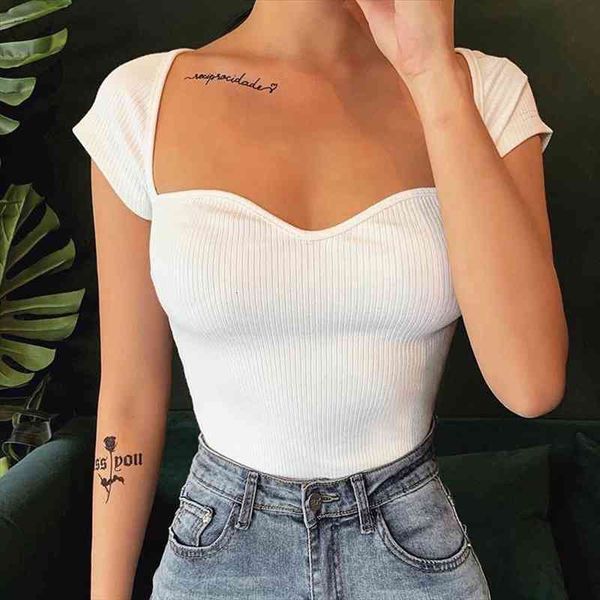 womens tube sweetheart neck cap sleeve skinny crop lady simple high street summer knitted womens t-shirt ropa mujer, White
womens tube sweetheart neck cap sleeve skinny crop lady simple high street summer knitted womens t-shirt ropa mujer, White