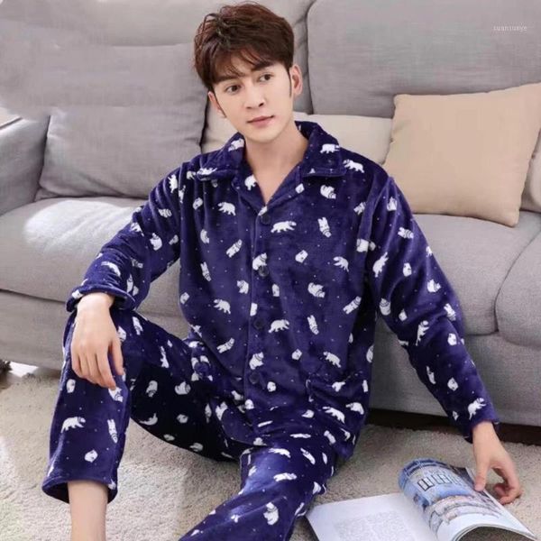 autumn winter pajama sets for men long sleeve flannel thick warm men sleepwear coral fleece plus size pajamas casual homewear1, Black;brown
autumn winter pajama sets for men long sleeve flannel thick warm men sleepwear coral fleece plus size pajamas casual homewear1, Black;brown