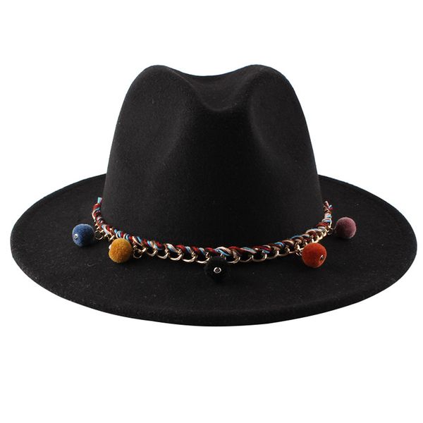 ladies fedora hat women winter classic solid felt bowler hats men wide brim chapeau femme vintage black woman fedoras, Blue;gray
ladies fedora hat women winter classic solid felt bowler hats men wide brim chapeau femme vintage black woman fedoras, Blue;gray