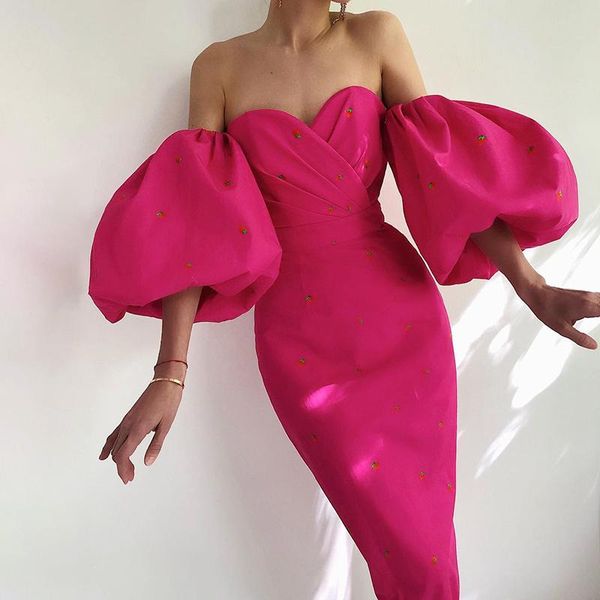 off shoulder party mid calf rose red dress women elegant dresses lantern sleeve casual strawberry print 2021 summer female, White;black
off shoulder party mid calf rose red dress women elegant dresses lantern sleeve casual strawberry print 2021 summer female, White;black