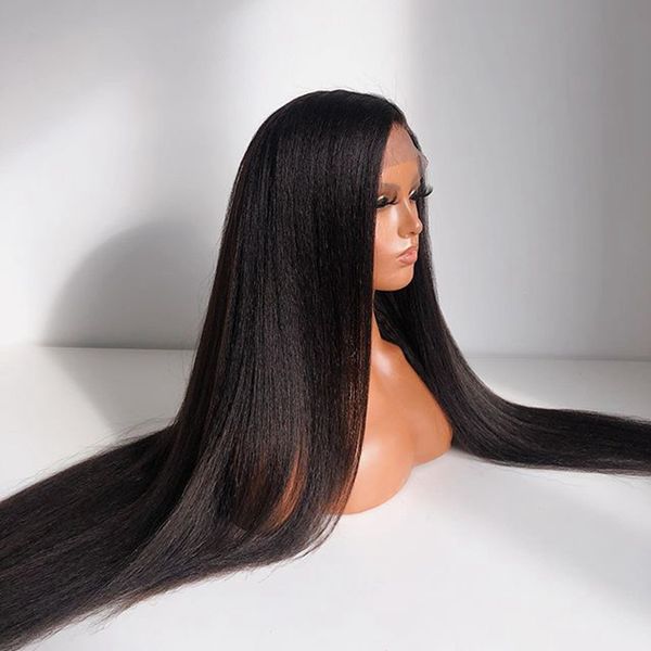 yaki straight glueless synthetic lace front wig heat resistant fiber natural color daily wearing wigs light yaki medium cap, Black;brown
yaki straight glueless synthetic lace front wig heat resistant fiber natural color daily wearing wigs light yaki medium cap, Black;brown