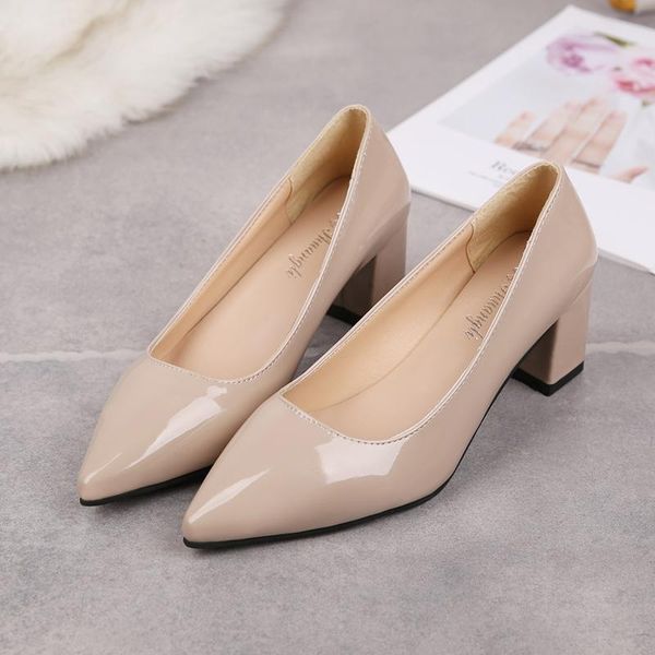 dress shoes 2021 fashion style women pumps microfiber slip-on female shallow square high heels lady wedding u14-96, Black
dress shoes 2021 fashion style women pumps microfiber slip-on female shallow square high heels lady wedding u14-96, Black