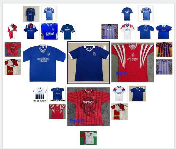 87 90 92 94 96 97 99 01 retro soccer jerseys blue away white gascoigne laudrup soccer shirts mccoist football kits uniforms, Black;yellow
87 90 92 94 96 97 99 01 retro soccer jerseys blue away white gascoigne laudrup soccer shirts mccoist football kits uniforms, Black;yellow