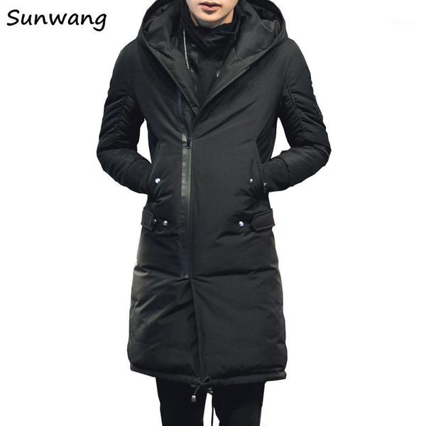 2017 new qualited thick warm oblique zipper unique designer mens winter jackets padded jacket men long parka coat with hood1, Black
2017 new qualited thick warm oblique zipper unique designer mens winter jackets padded jacket men long parka coat with hood1, Black